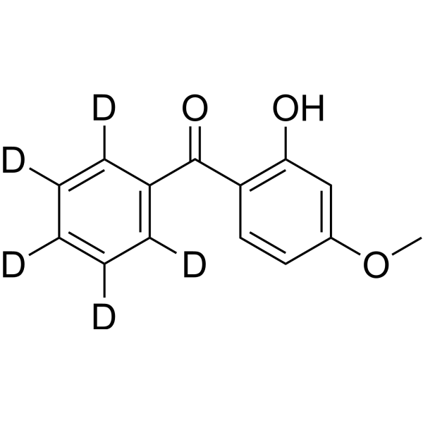 Oxybenzone-d5 (oxybenzone-d5; oxybenzone-d5; ultraviolet absorber UV-9-d5; benzophenone-3-d5) 121979